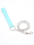 Love In Leather Berlin Baby Faux Leather Chain Leash Blue 1