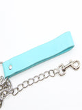 Love In Leather Berlin Baby Faux Leather Chain Leash Blue 4