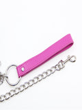 Love In Leather Berlin Baby Faux Leather Chain Leash Pink 4