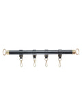 Love In Leather Wrapped Faux Leather Spreader Bar Gold 2