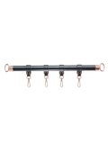 Love In Leather Wrapped Faux Leather Spreader Bar Rose Gold 2