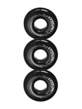 Oxballs Donut Ringer Cock Ring 3 Pack Black 4