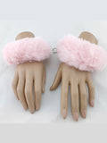 Fluffy Hand Cuffs- Blossom