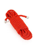 Poison Rose Fetish Satin 10M Bondage Rope Red