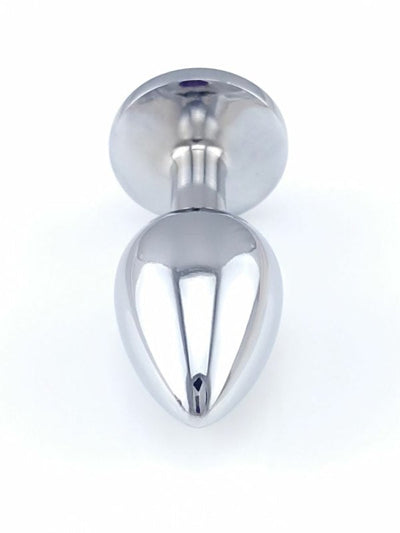 Steel Anal Plug Silver Small