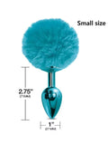 Bunny Tail plug Blue Size