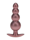 Beaded Anal Plug - Rose Gold