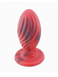 Dragon Egg Anal Plug Medium Red/Black