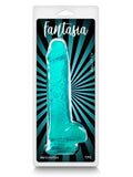 Fantasia Ballsy 7.5 Inch Dildo-Teal