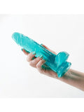 Fantasia Ballsy 7.5 Inch Dildo-Teal