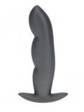 Finger Anal Plug - Gun Metal Grey