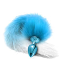 fox tail plug teal