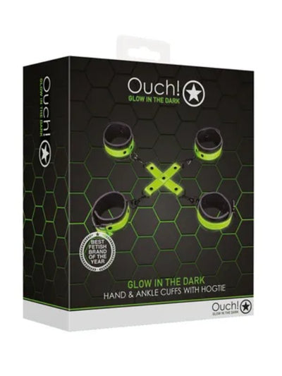 OUCH! Hogtie Glow In The Dark Set