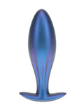 Oval Anal Plug Metallic Blue