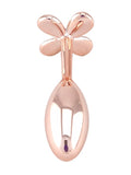 rose gold clover plug product view